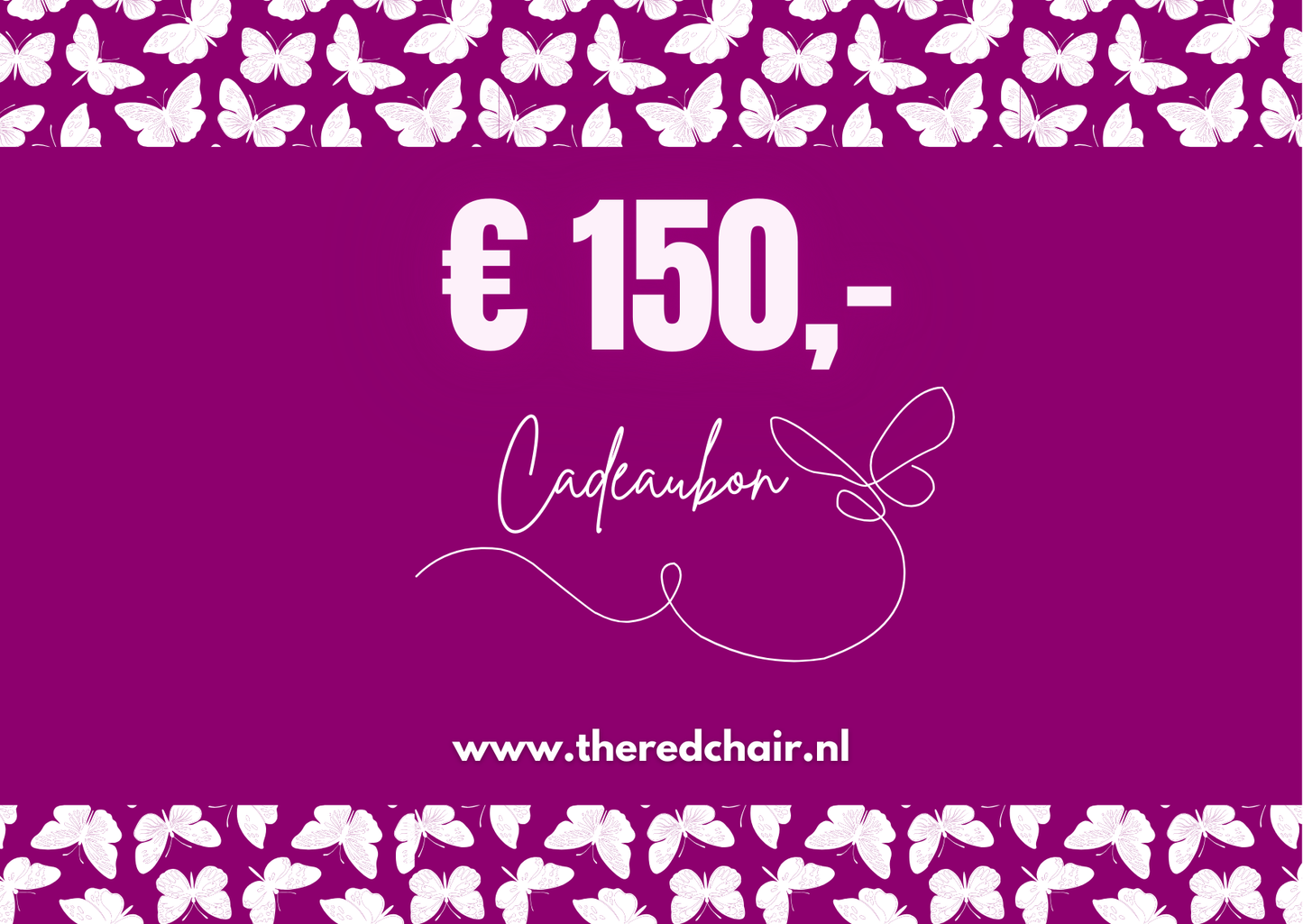 Cadeaubon 150 euro